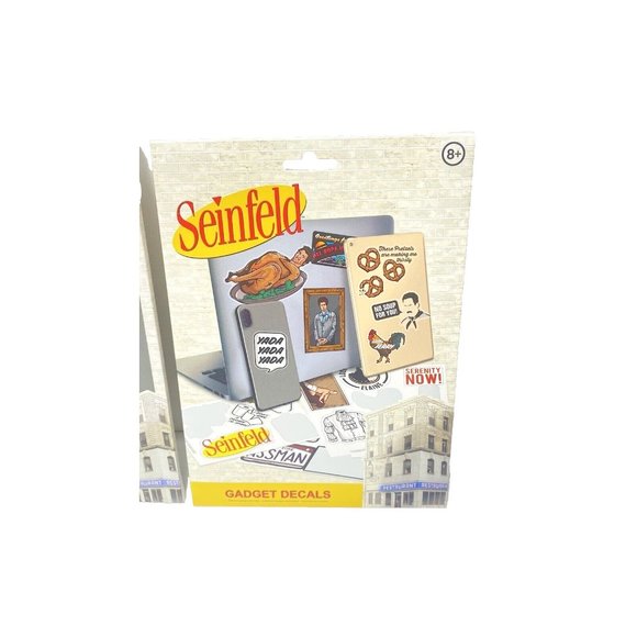 Brand New Kramer Seinfeld Fridge Magnet and Stickers Decals for Laptop/Phone - Picture 3 of 6